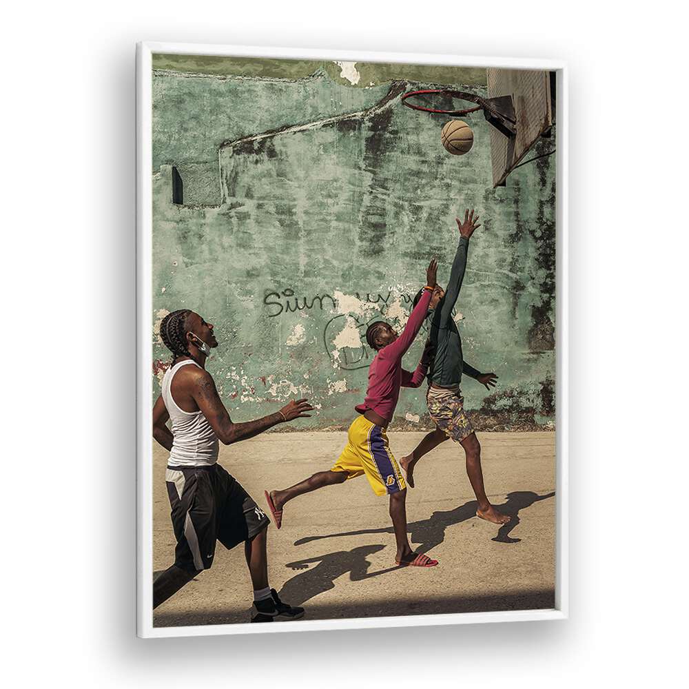 Christian Meermann painting - PLAYING BASKETBALL II by Asianmonk