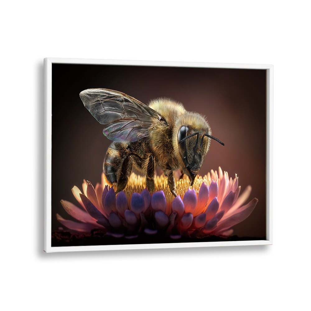 ABSTRACT painting - HONEY BEE by Asianmonk