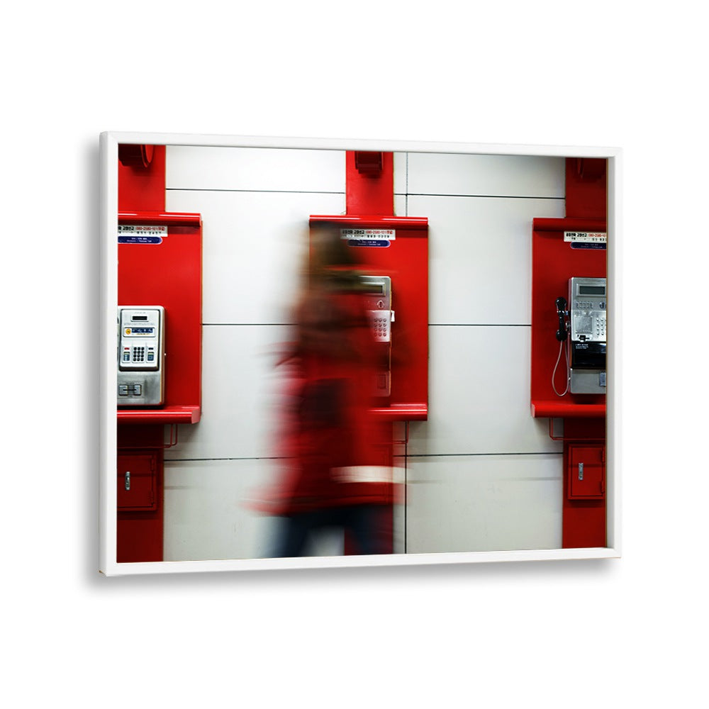 ABSTRACT painting - PHONE BOOTH by Asianmonk