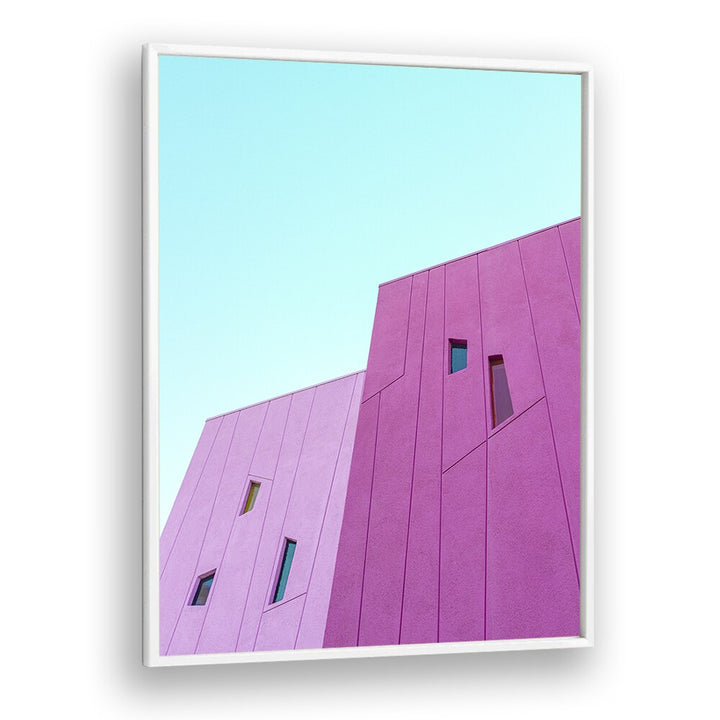 surreal painting - SAGUARO HOTEL PINK BUILDING WALLS by Asianmonk