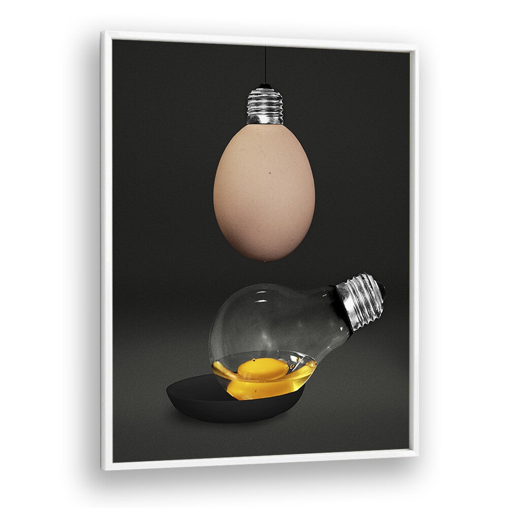 Christian Meermann painting - IS IT A LAMP OR AN EGG by Asianmonk