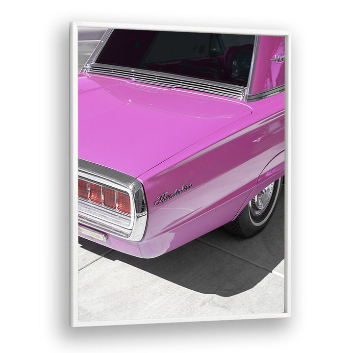 surreal painting - VINTAGE PINK 1965 THUNDERBIRD by Asianmonk