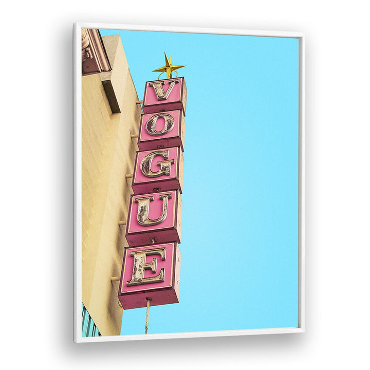 surreal painting - VOGUE THEATRE SIGN IN HOLLYWOOD by Asianmonk