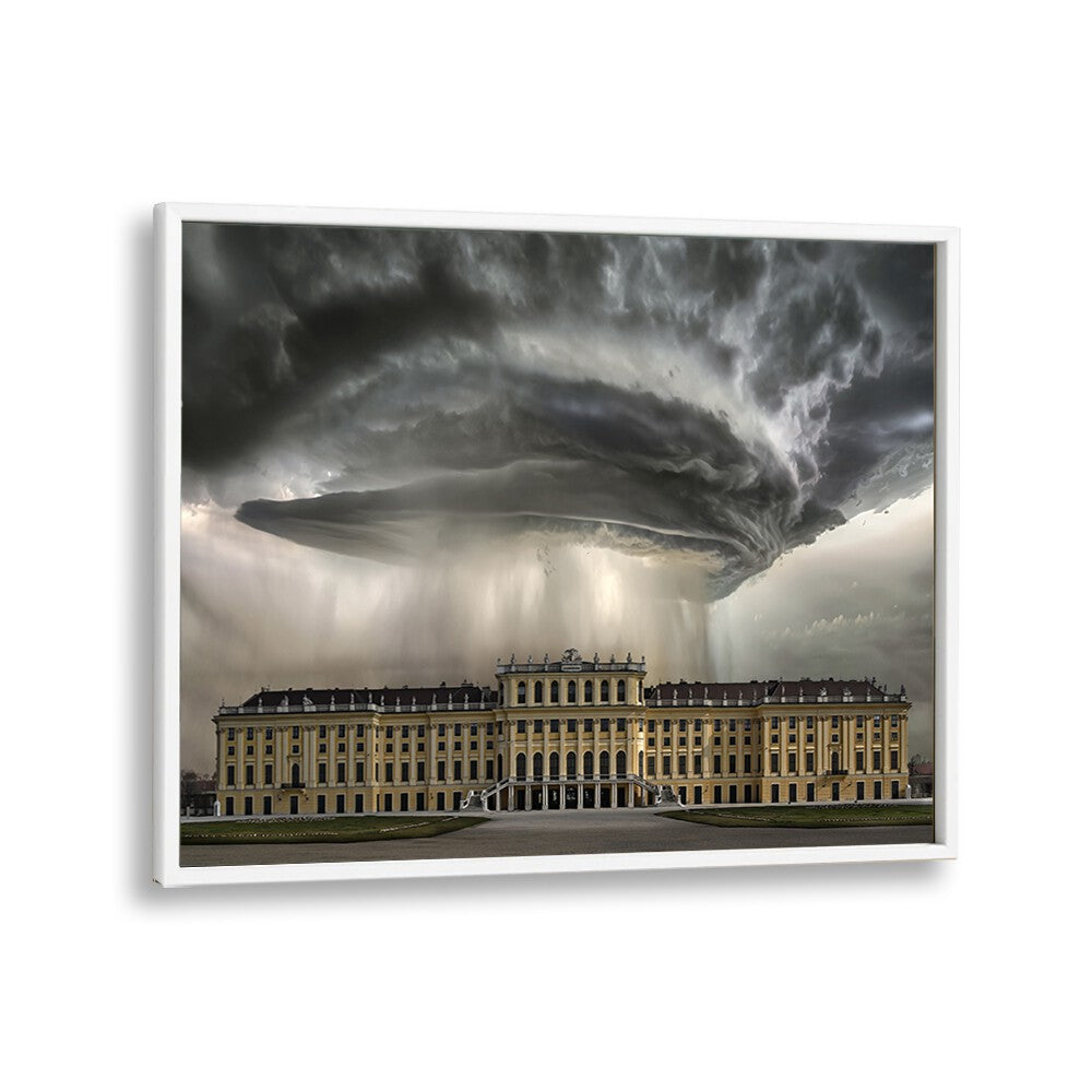 ABSTRACT painting - SCHOENBRUNN RAIN by Asianmonk