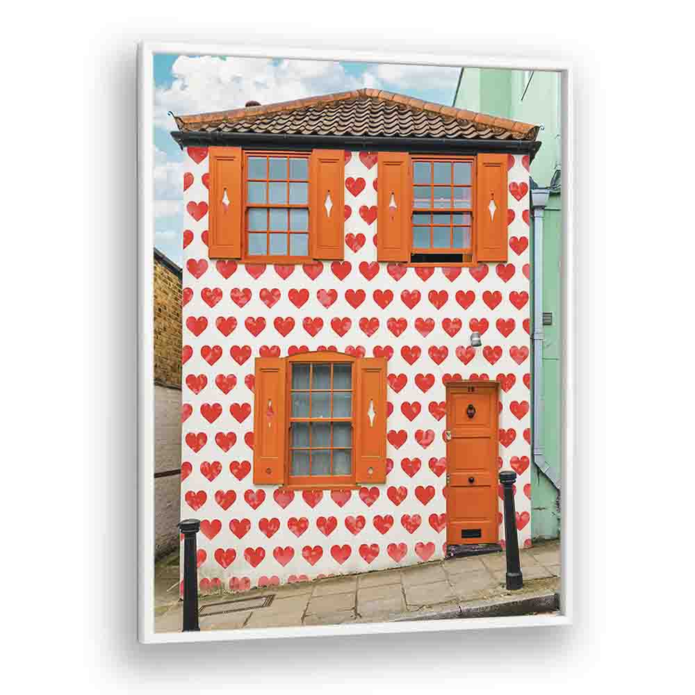 VALENTINES DAY HOUSE BY GABOR ESTEFAN, STREET PHOTOGRAPHY ART PRINTS