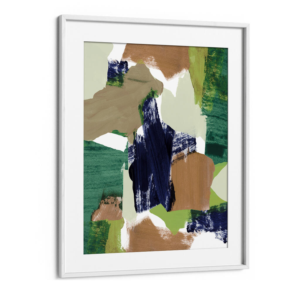 Stunning ABSTRACT BLUE GREEN BEIGE II, ABSTRACT PAINTINGS with vibrant colors and textures, perfect for transforming your space.