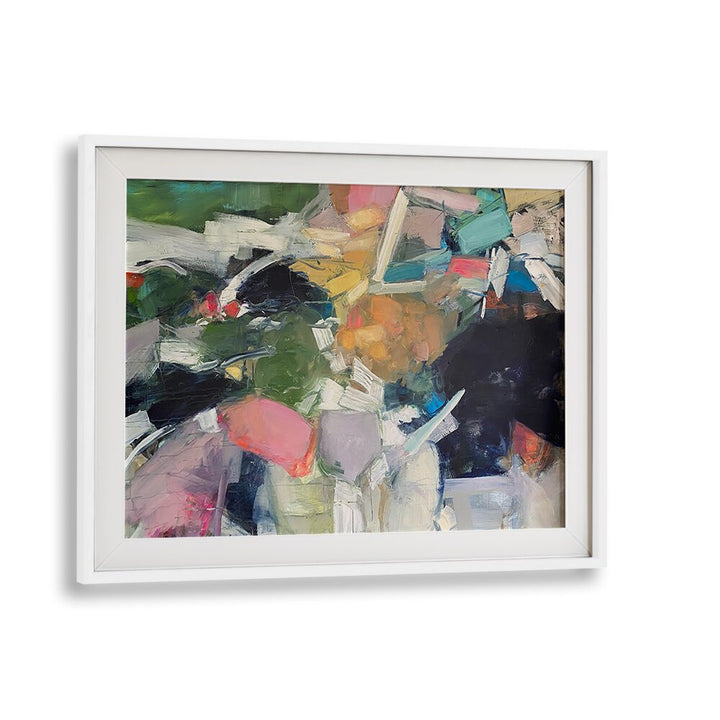 Vibrant SCATTER, ABSTRACT PAINTINGS enhance modern home decor with bold colors and unique artistic style.