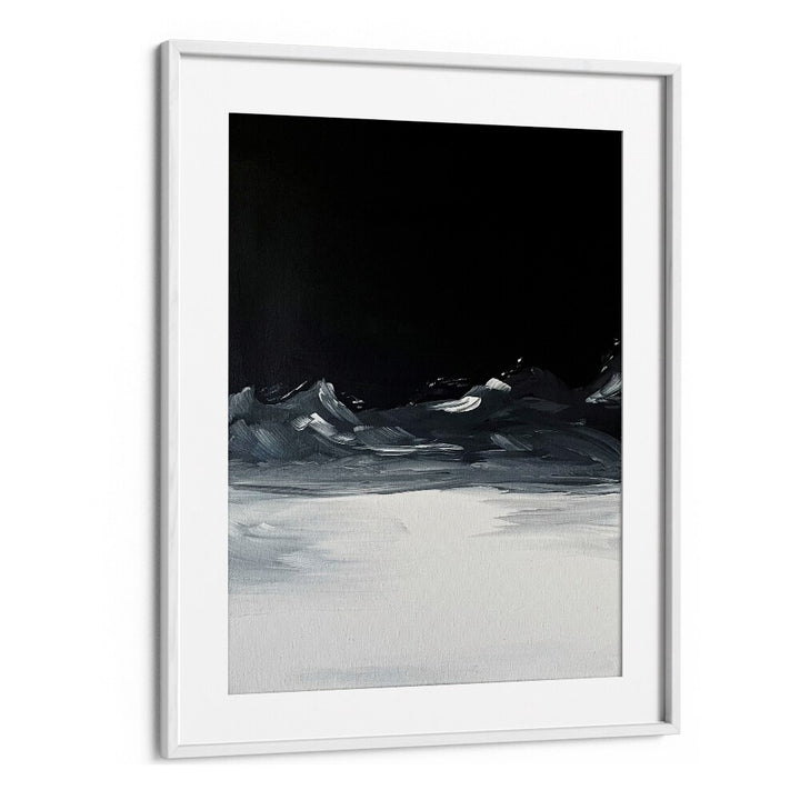 ECHOES OF DISTANT, ABSTRACT PAINTINGS feature striking contrasts and textures, evoking deep emotions in any space.