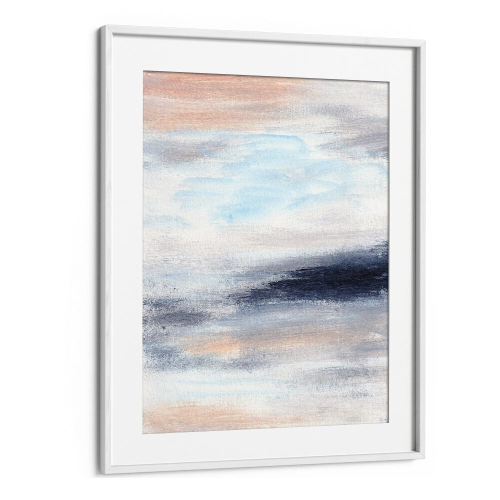 Vibrant hues blend in SUMMER ABSTRACT LANDSCAPE I, a stunning piece from our exclusive ABSTRACT PAINTINGS collection.