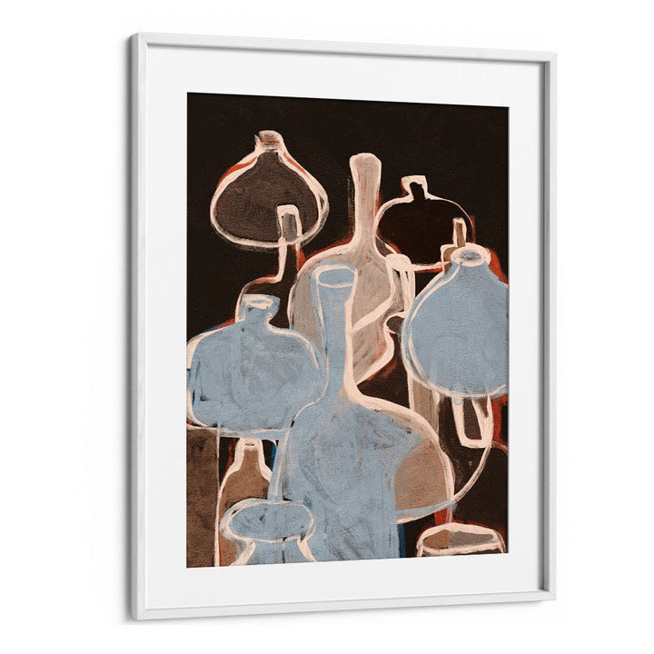 ABSTRACT BLUE BOTTLE FORMS