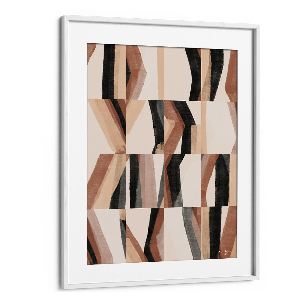Stunning ABSTRACT NO II, GEOMETRIC ART PRINTS featuring bold colors and patterns, perfect for modern decor.