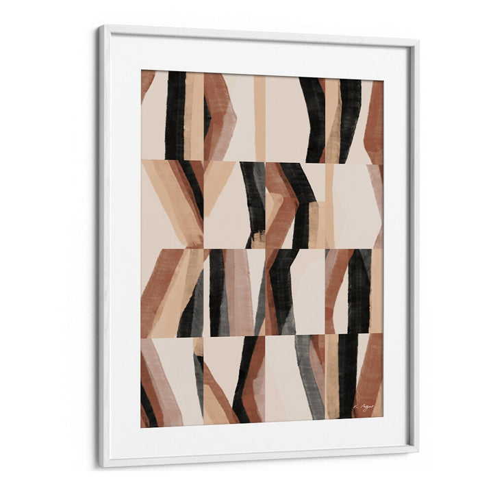 Stunning ABSTRACT NO II, GEOMETRIC ART PRINTS featuring bold colors and patterns, perfect for modern decor.