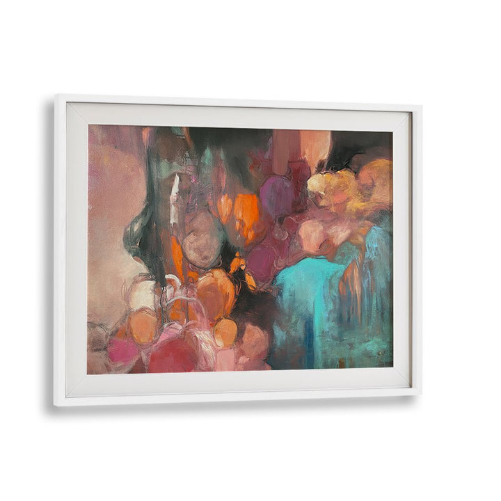 Vibrant abstract painting titled "A PIECE OF MY HEART , ABSTRACT PAINTINGS," perfect for adding emotion to any space.