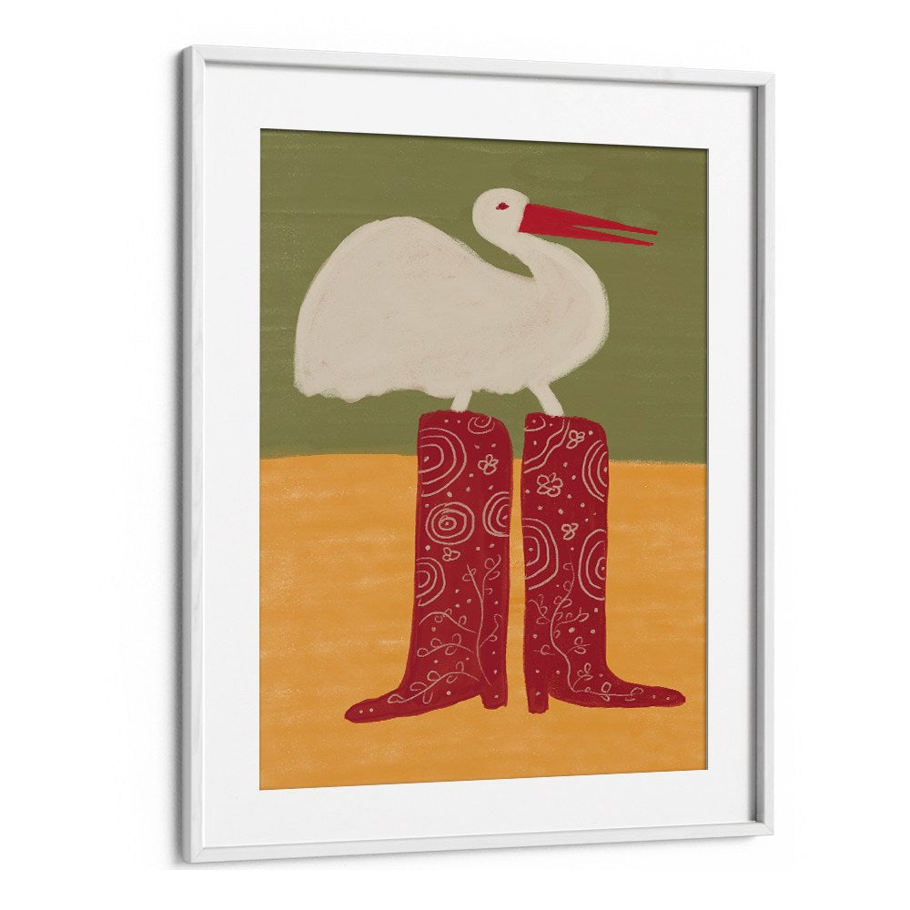 BIRD IN RED BOOTS