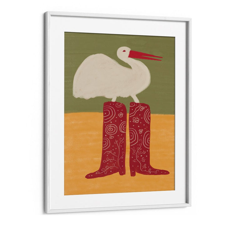 BIRD IN RED BOOTS