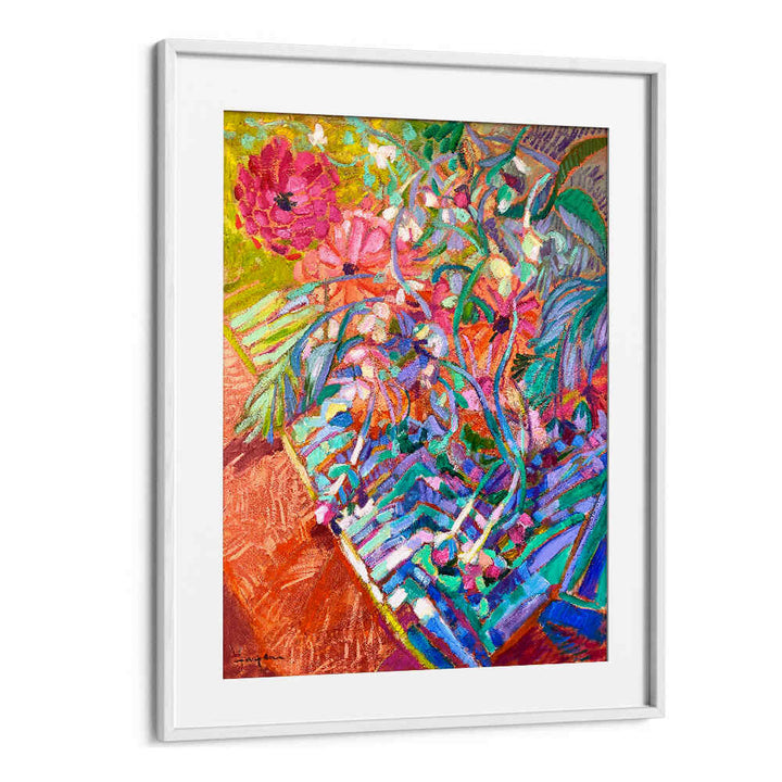BOTANIC RADIANCE IV , ABSTRACT PAINTINGS
