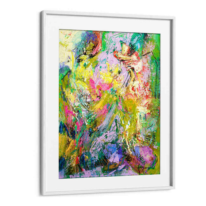 BRILLIANT BLOOM SCAPE I , ABSTRACT PAINTINGS