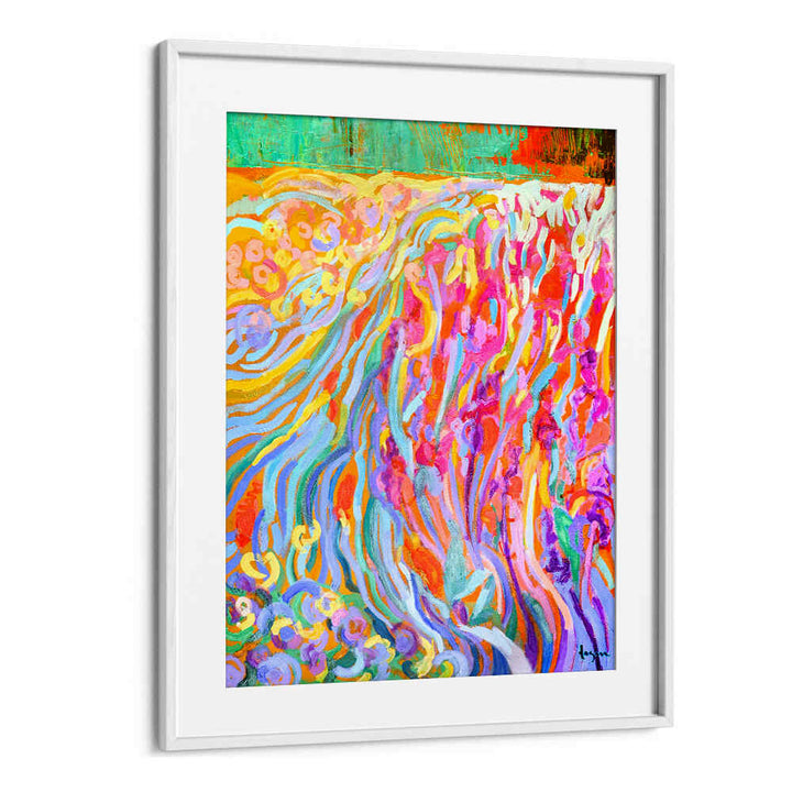 BRILLIANT BLOOM SCAPE II  , ABSTRACT PAINTINGS