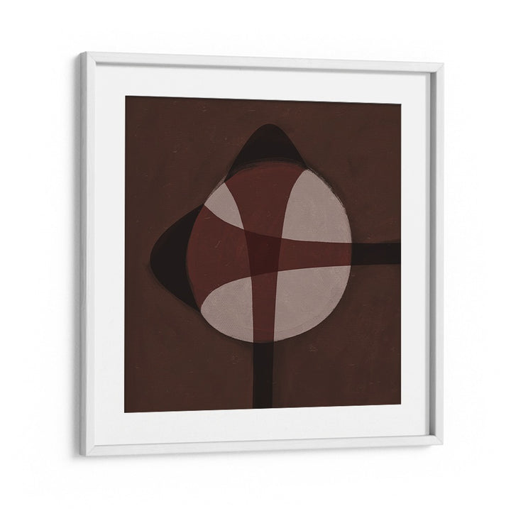 BROWN GEOMETRIC ABSTRACT