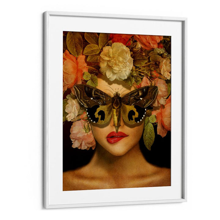 BUTTERFLY MASKED WOMAN