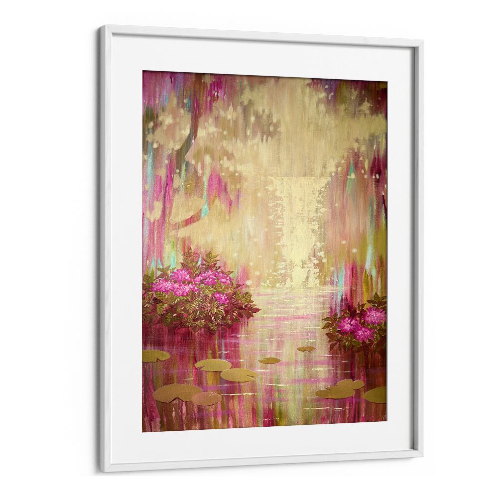 Vibrant BLOOMING WATERFALL, LANDSCAPE PAINTINGS bring tranquility and color to any home or office space.
