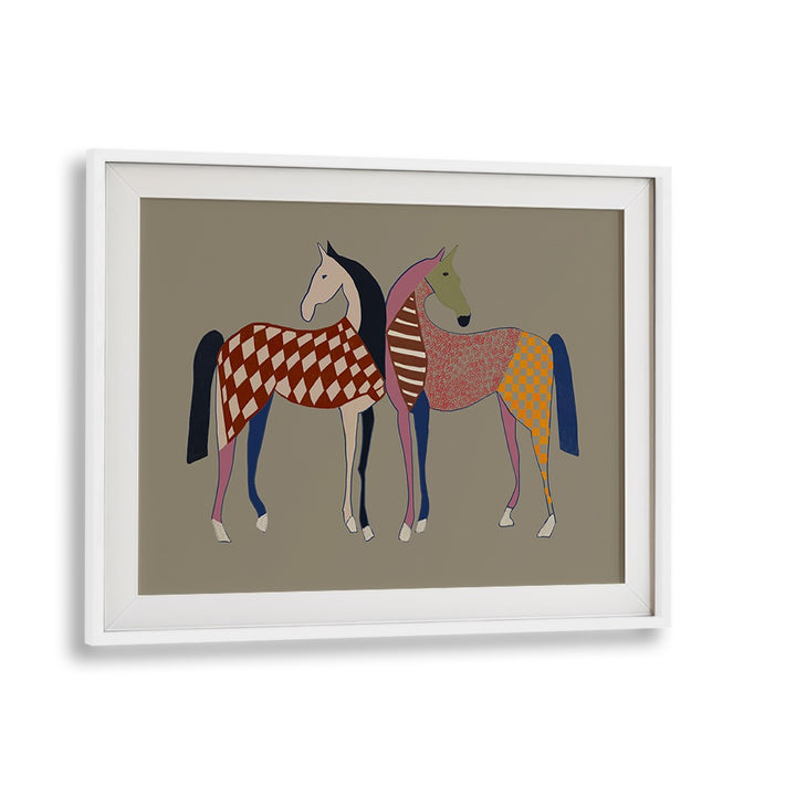 COLORFUL PATTERNED HORSES