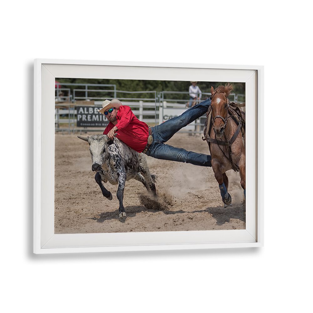 Dynamic cowboy action captured in stunning COWBOY , PHOTOGRAPHY PRINTS, showcasing Wild West culture and spirit.