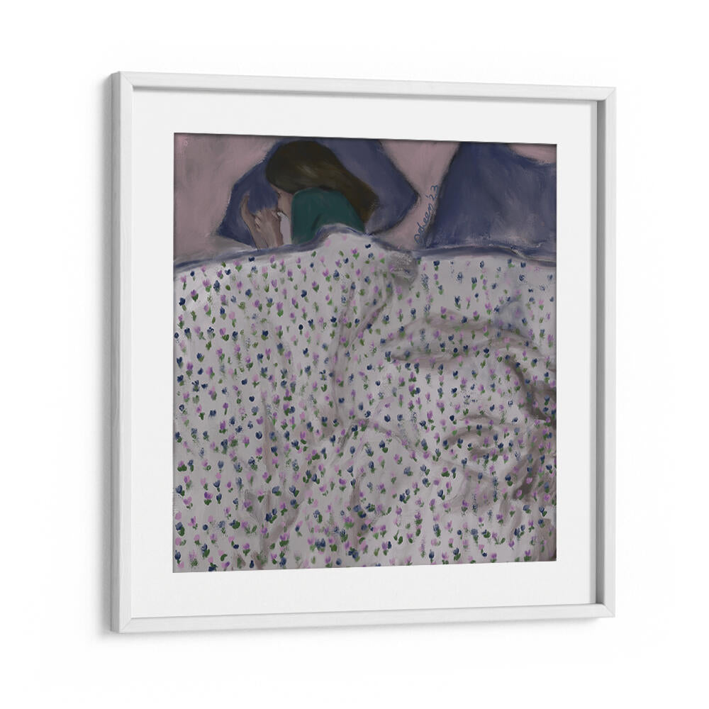 COZY IN MY BED , PORTRAITS & FIGURATIVE ILLUSTRATIONS