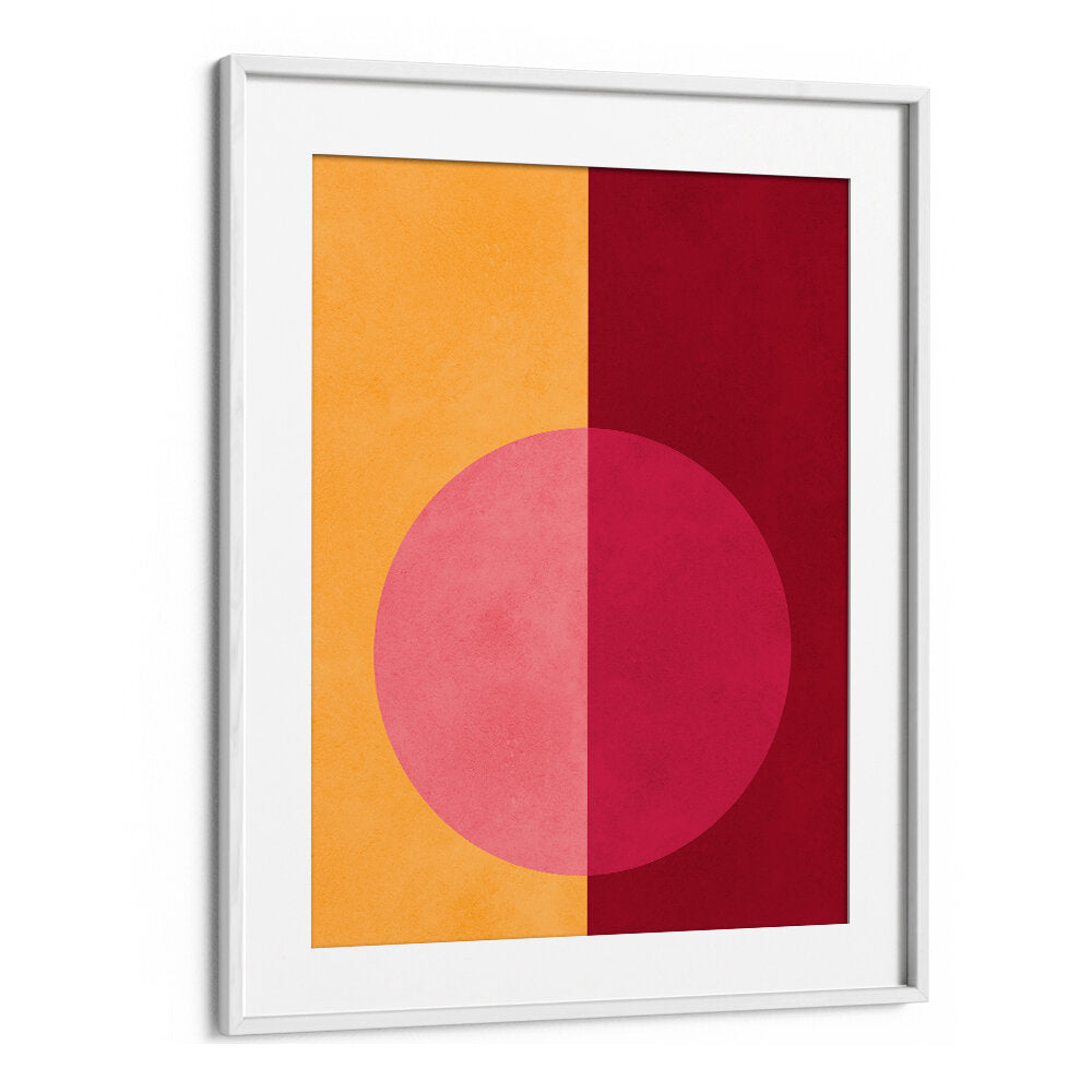 CRIMSON BALANCE , GEOMETRIC ART PRINTS
