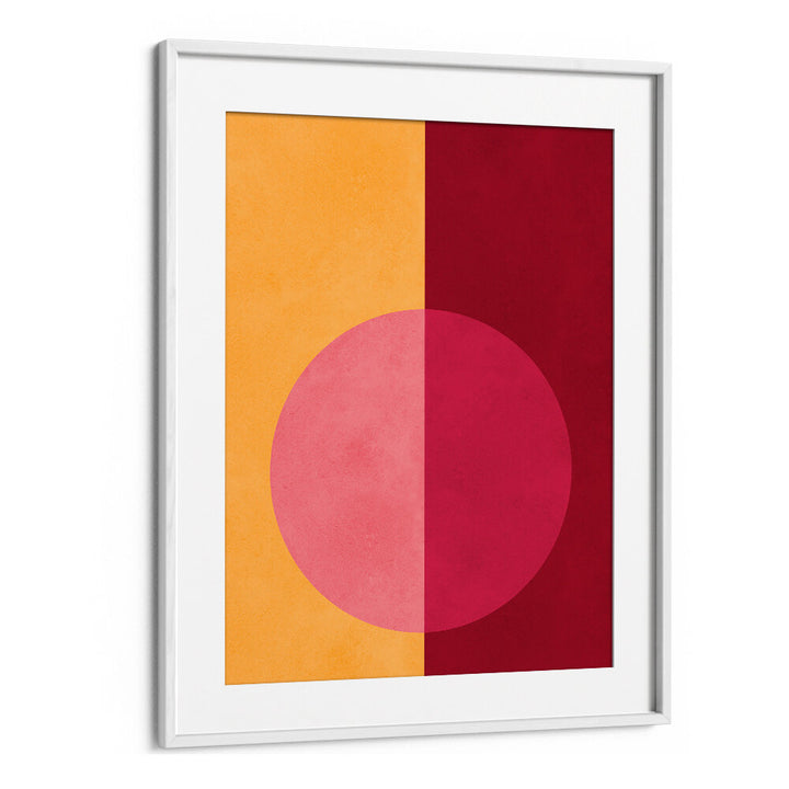 CRIMSON BALANCE , GEOMETRIC ART PRINTS