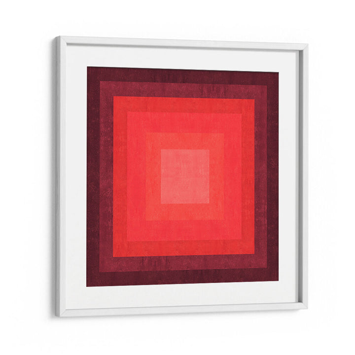 CRIMSON CONCENTRIC , GEOMETRIC ART PRINTS