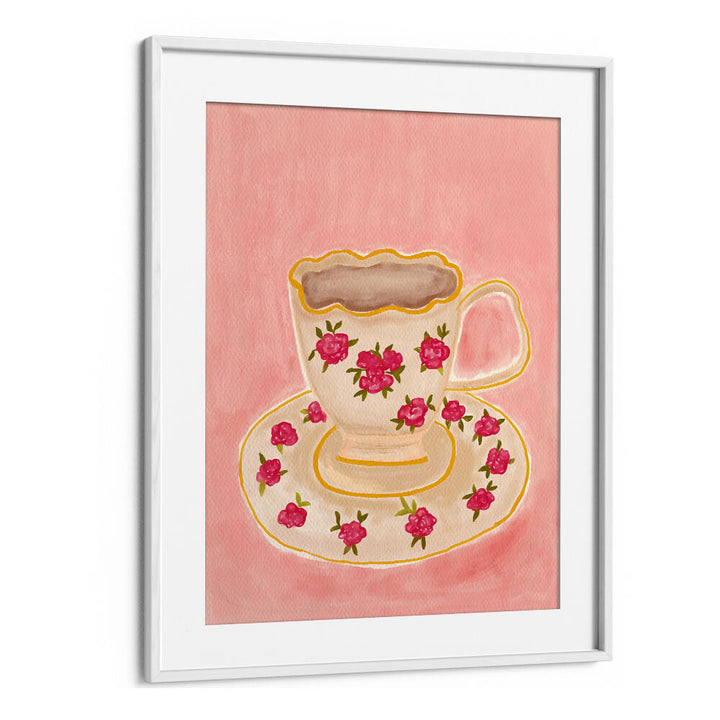 CUP OF WHITE TEA , KITCHEN POSTERS