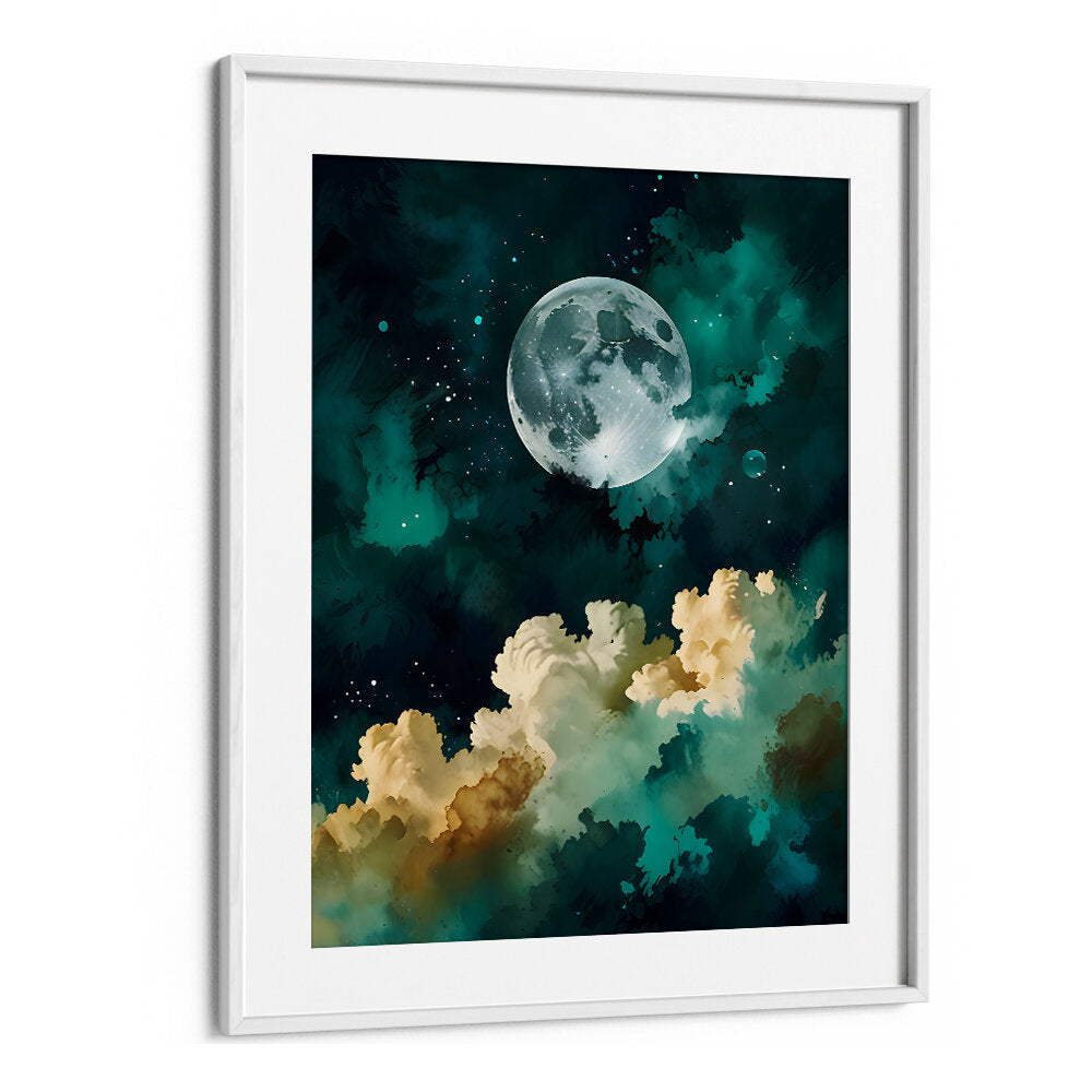 CLOUDS BENEATH THE MOON , LANDSCAPE PAINTINGS