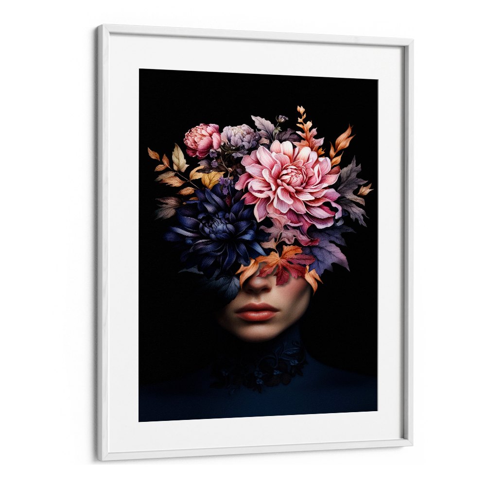 DARK FLORAL PORTRAIT