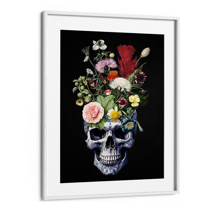 DELFT FLORAL SKULL