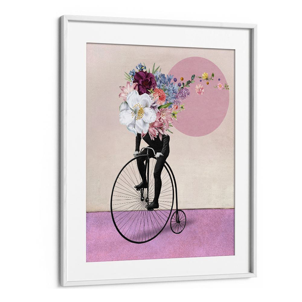 FLOWER HEAD PENNY FARTHING