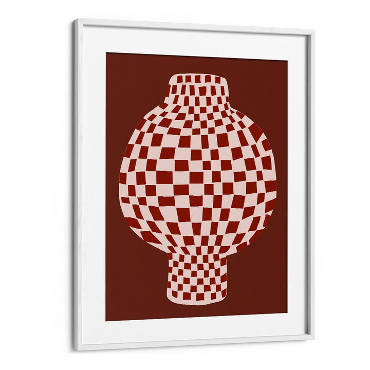EARTHY CHECKERED VASE