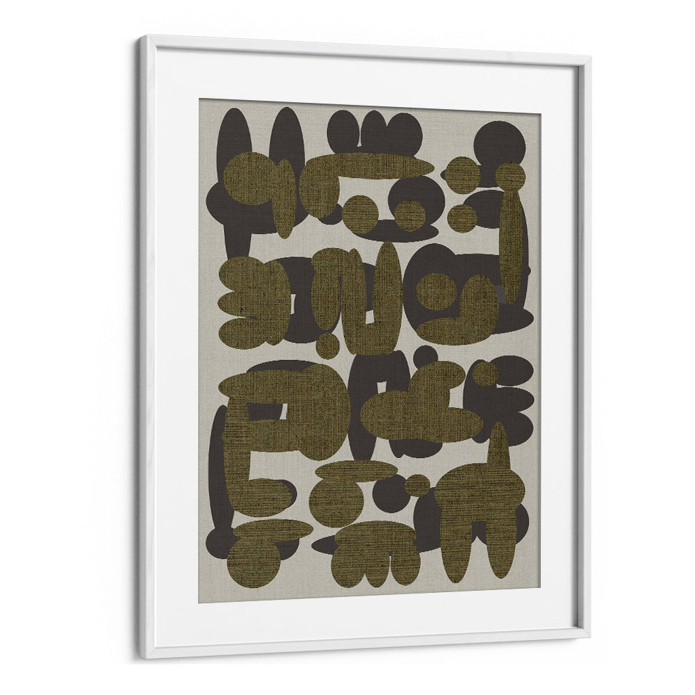Elegant EBONY SHAPES II, ABSTRACT PAINTINGS featuring modern design elements, perfect for sophisticated decor.