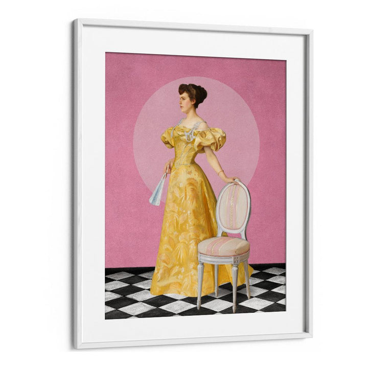 ELEGANT WOMAN IN YELLOW