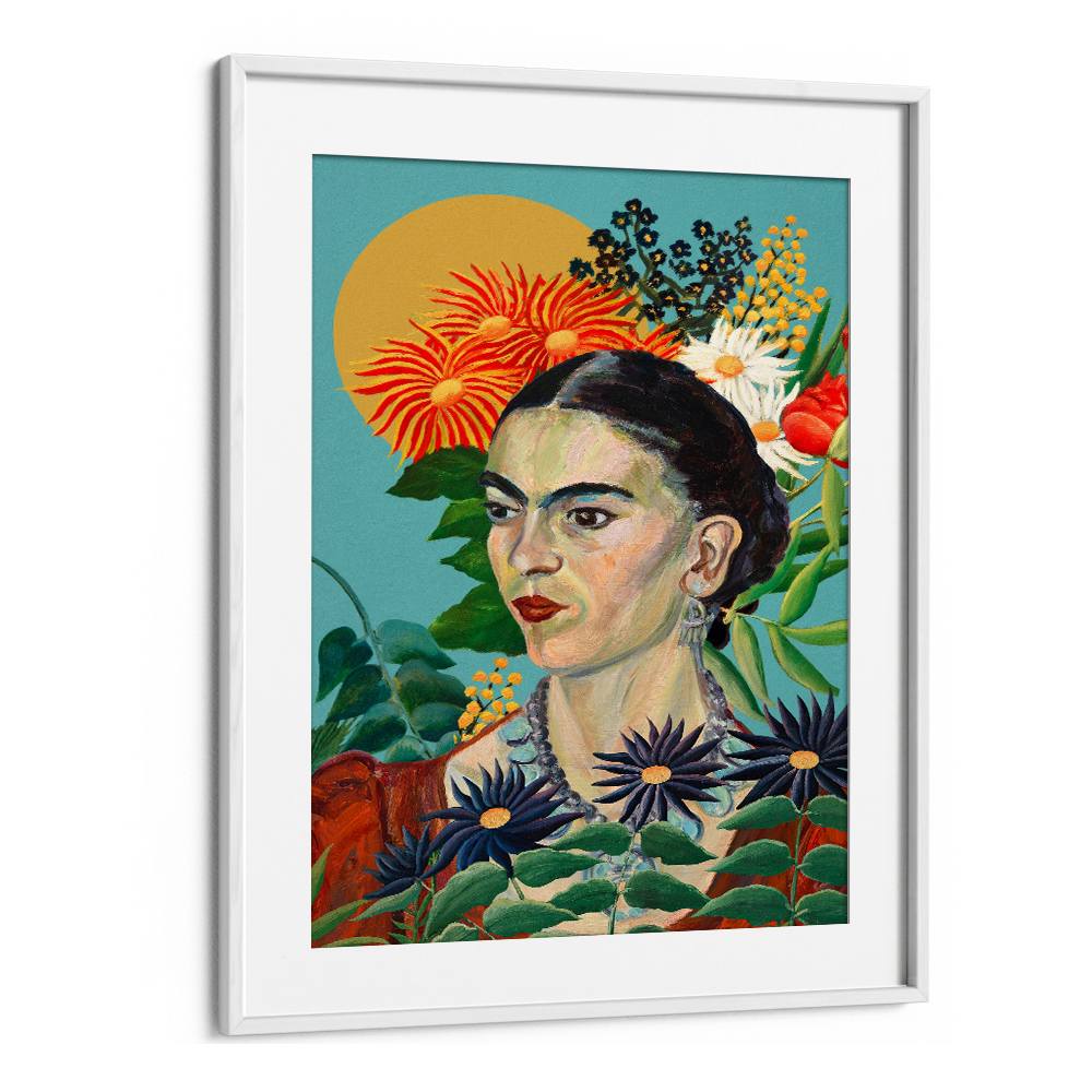 EXOTIC FLORAL PORTRAIT