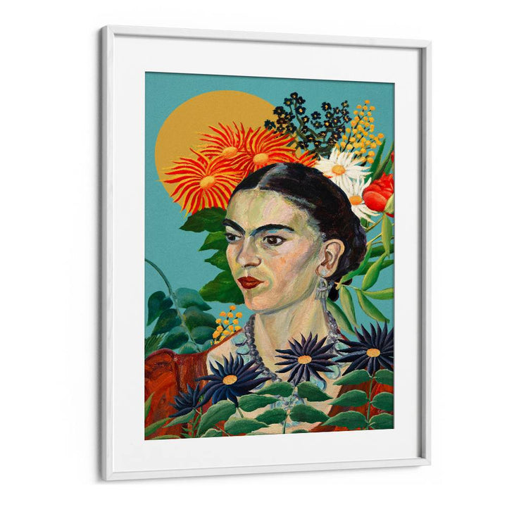 EXOTIC FLORAL PORTRAIT