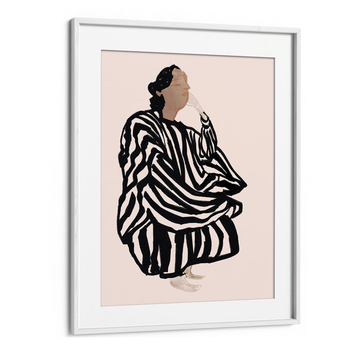 Stylish artwork featuring the FEMALE FIGURE I, PORTRAITS, showcasing elegant design and intricate details.