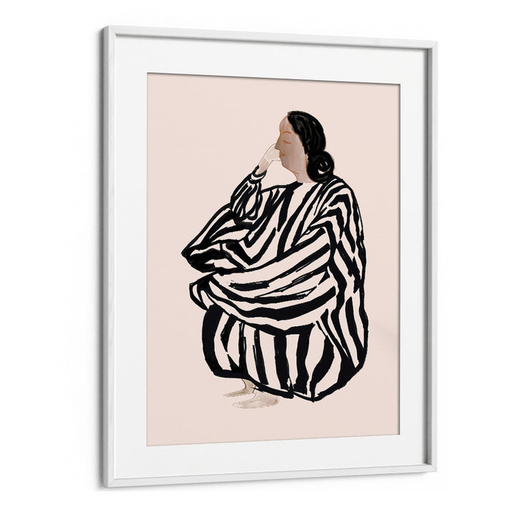 Elegant FEMALE FIGURE II, PORTRAITS showcases craftsmanship in a striking black and white design, enhancing your collection.
