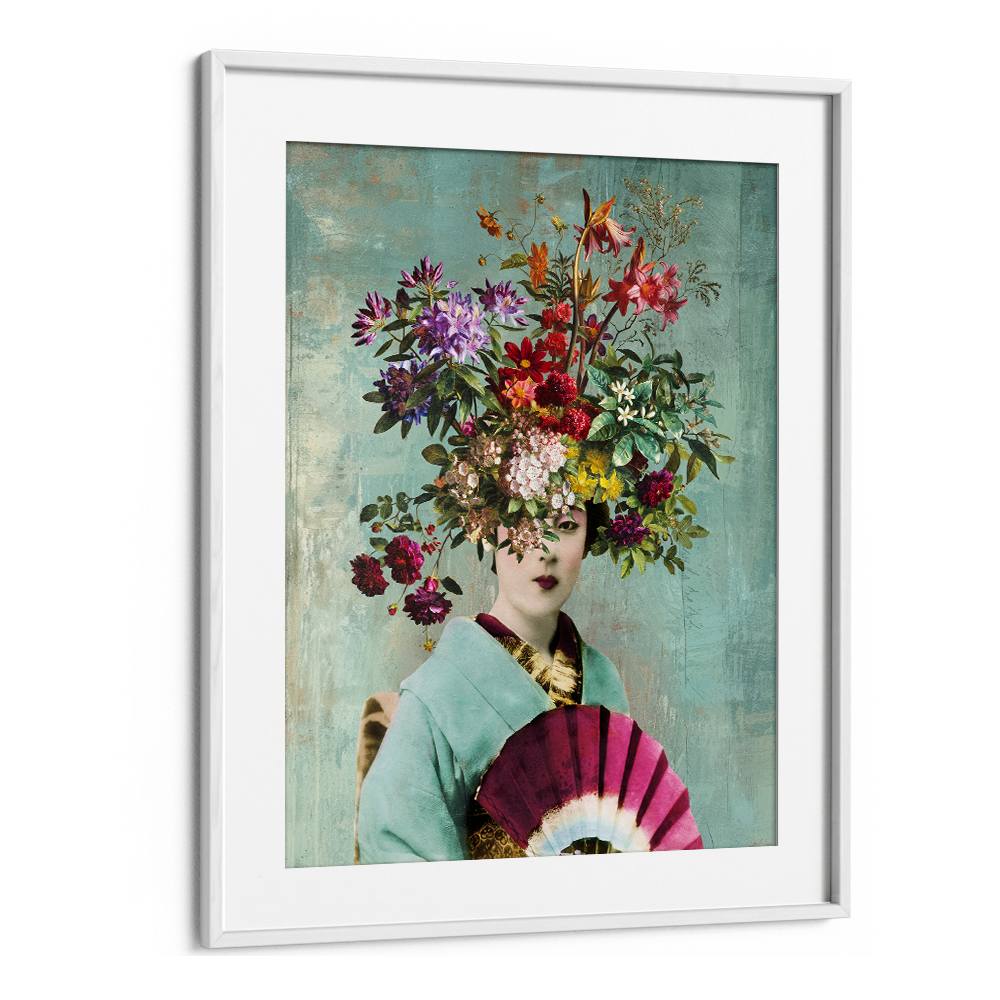FLORAL GEISHA PORTRAIT