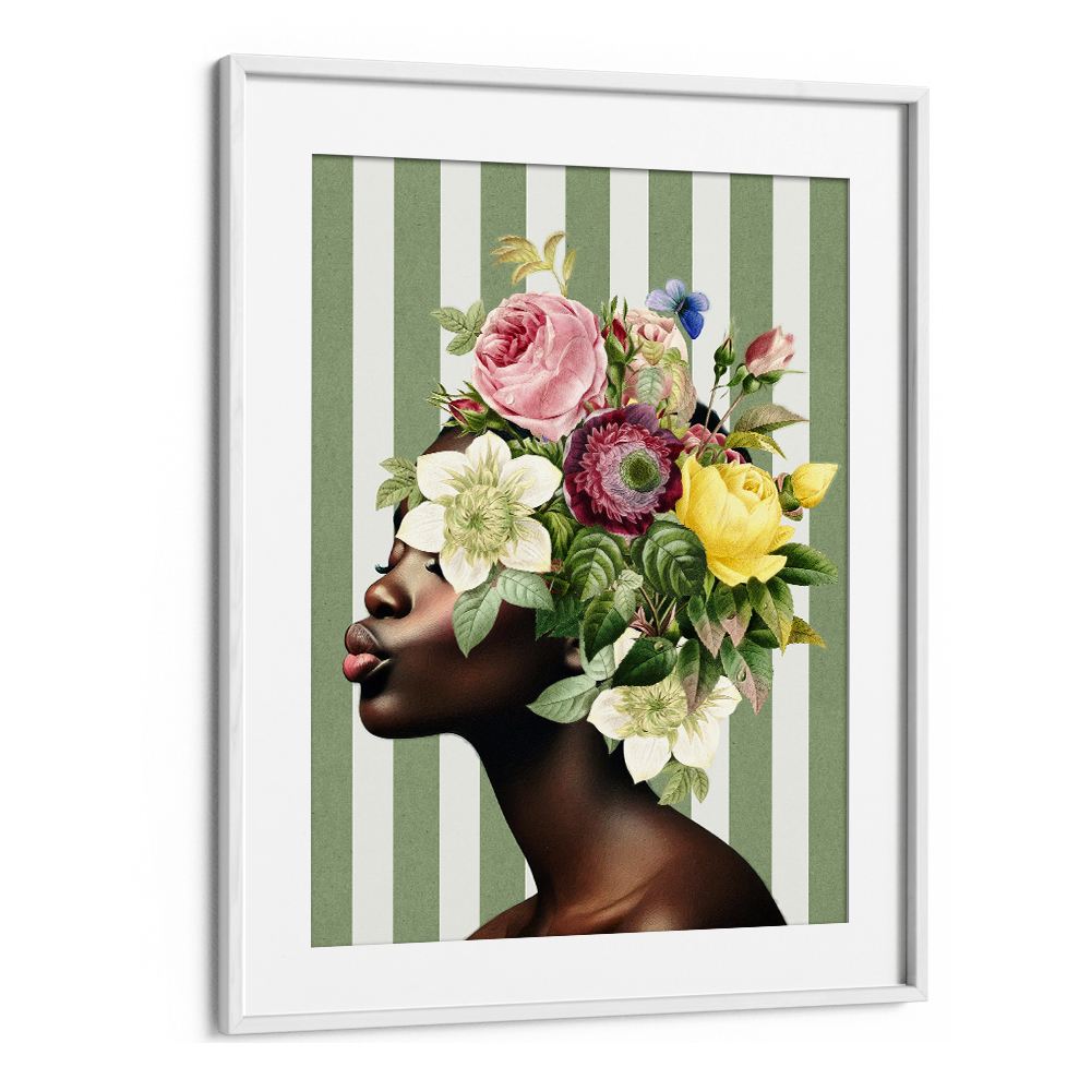 FLORAL WOMAN KISS