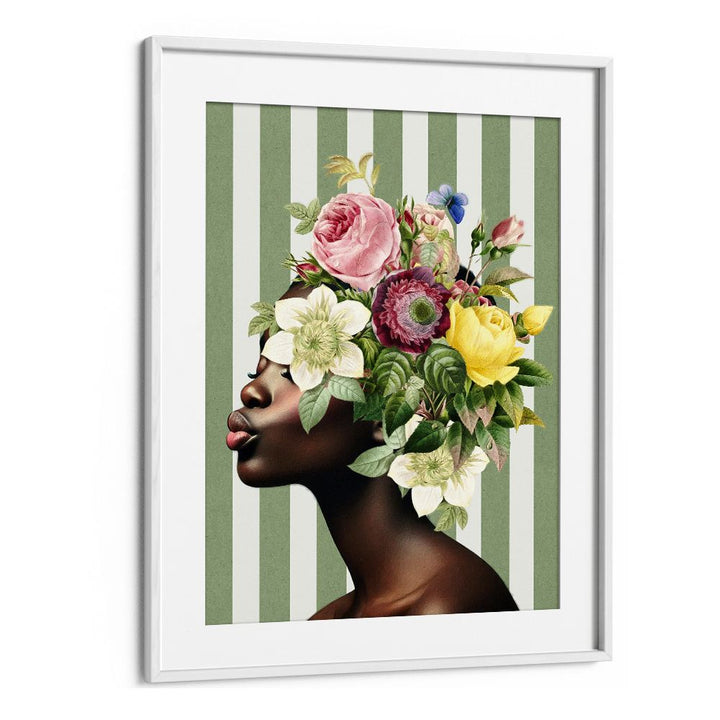 FLORAL WOMAN KISS