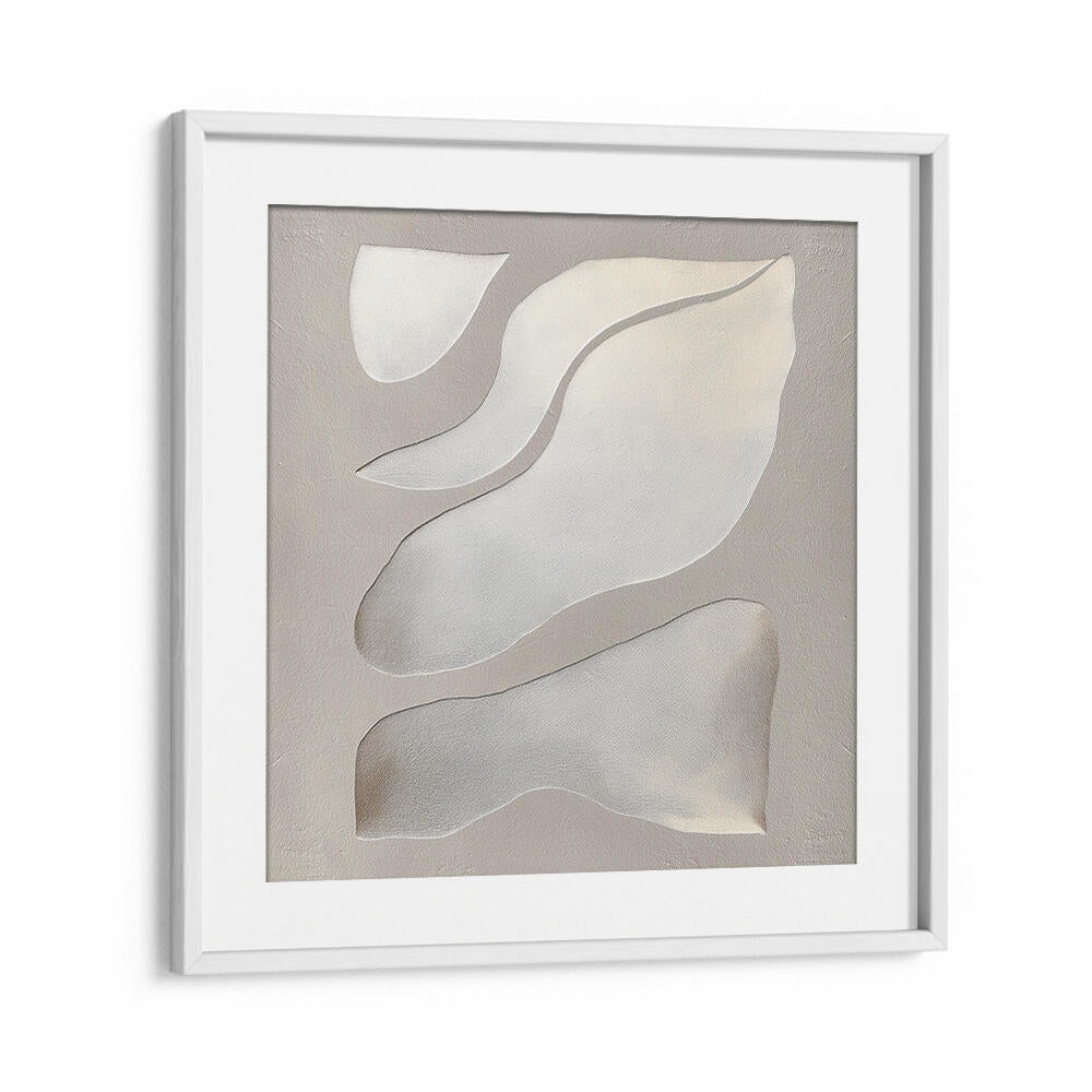 FLOWING SHAPES IN SOFT NEUTRAL TONES , ABSTRACT PAINTINGS