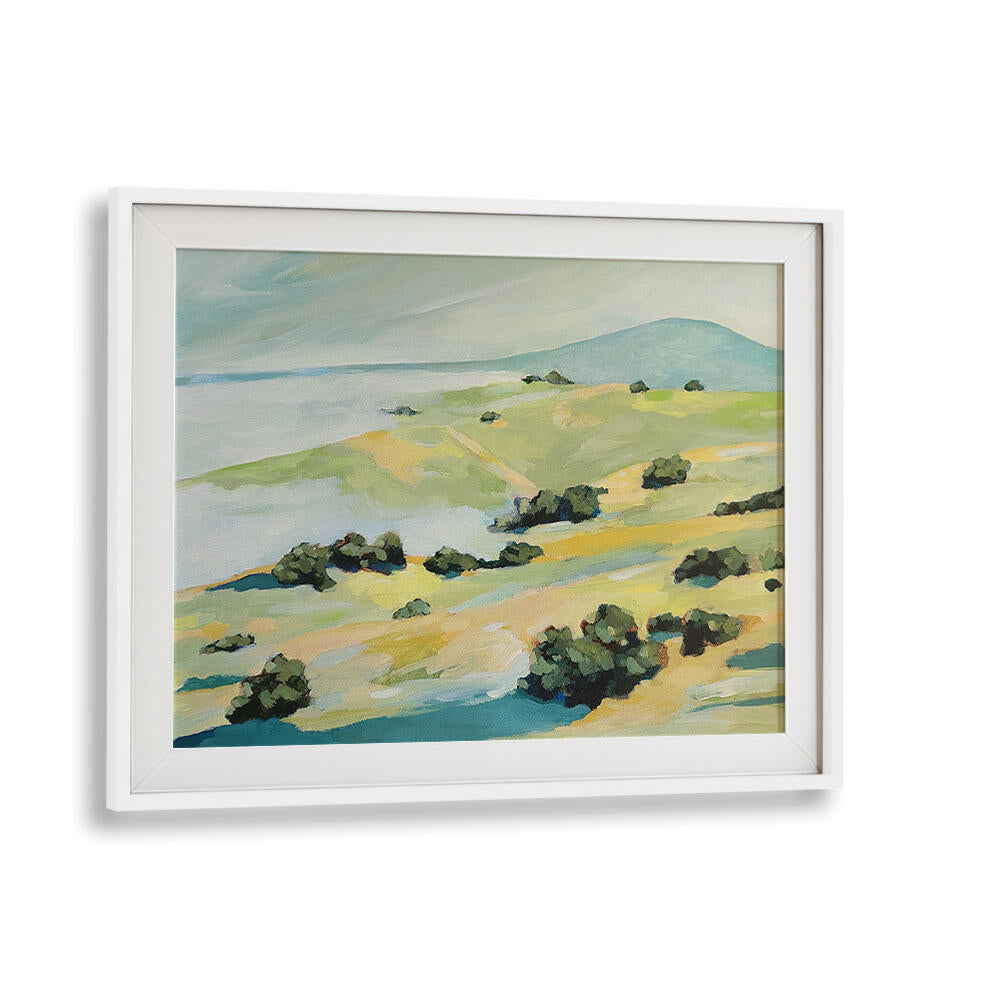 FOG AND HILLS , LANDSCAPE PAINTINGS