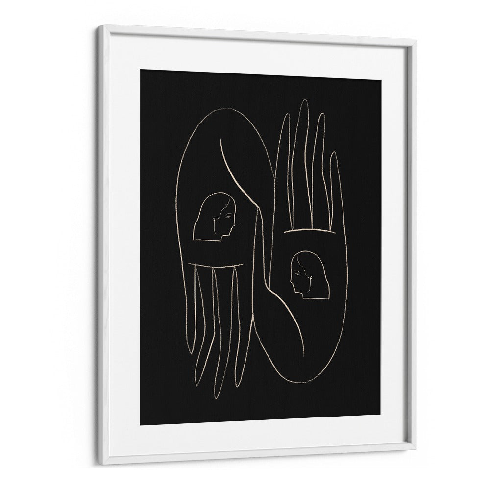 Elegant FRIENDLY HANDS, LINE ART PAINTINGS featuring minimalist designs, perfect for modern decor and art enthusiasts.