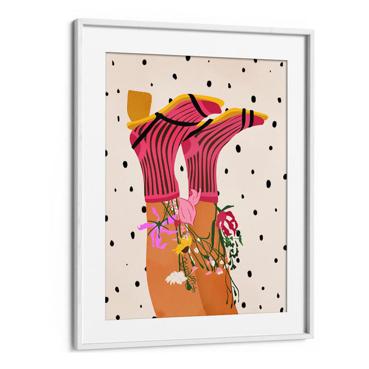 FLORAL STEP DELIGHT , FASHION POSTERS